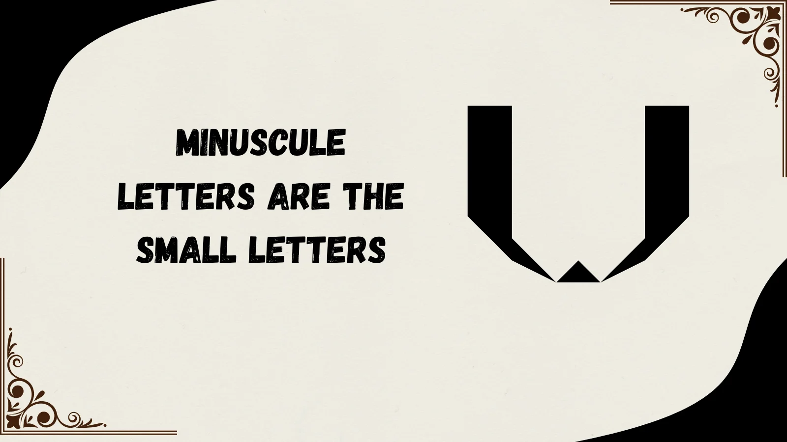 minuscule meaning